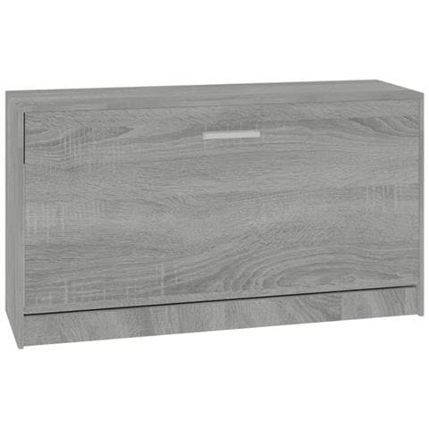 Scarpiera Grigio Sonoma 80x24x45 Cm In Legno Multistrato - Foto 2