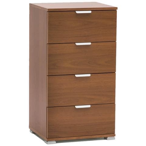 Mobiletto 4 Cassetti Tinta Noce - Foto 1