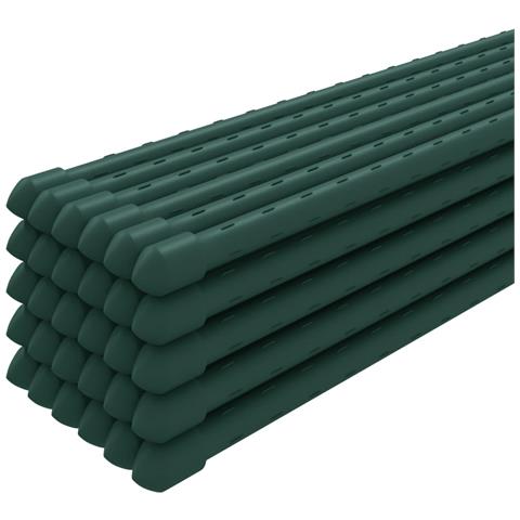 Supporti Per Piante Da Giardino 30 Pz Verde 150 Cm Acciaio - Foto 3