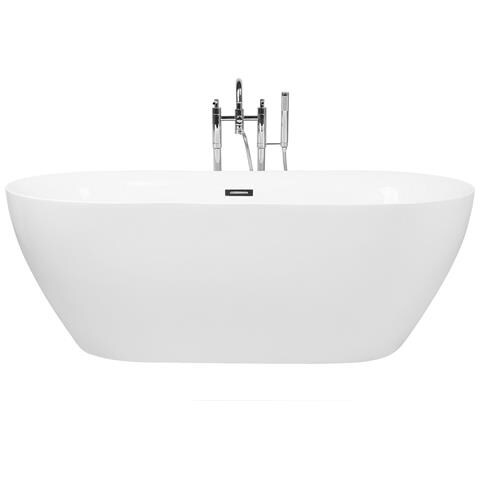 Vasca Da Bagno Freestanding Carrera 180 X 80 Cm Bianco - Foto 2