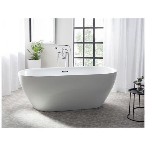 Vasca Da Bagno Freestanding Carrera 180 X 80 Cm Bianco - Foto 1