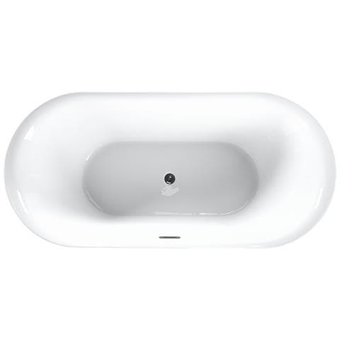 Vasca Da Bagno Freestanding Carrera 180 X 80 Cm Bianco - Foto 14