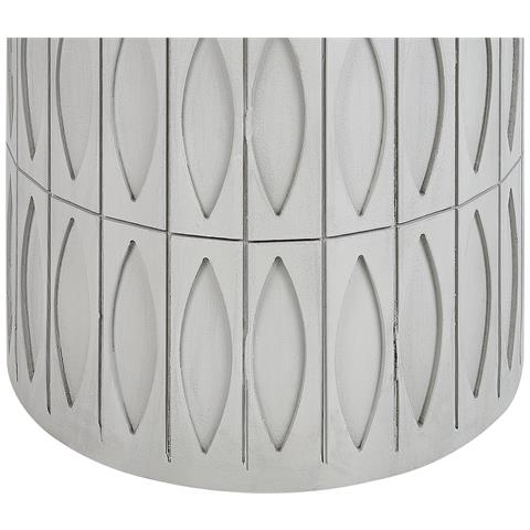 Tavolino Grigio Chiaro Ø 45 Cm Deara - Foto 6