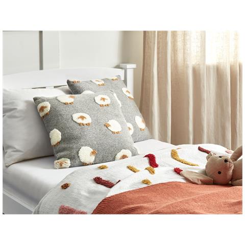 Set Di 2 Cuscini Einadia 45 X 45 Cm Grigio - Foto 1