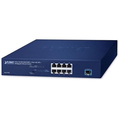 8-Port 10/100/1000/2500T + Non gestito 2.5G Ethernet (100/1000/2500) Blu - Foto 1