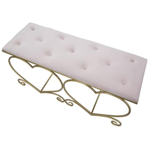 Panca Heart Rosa Cm 105x37,5x51,5 - Foto 5