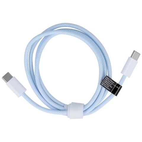 Cavo Dati E Ricarica Pd60w 3a C263 Usb-c To Usb-c Fast Charge 60w 1m Blu Per Smartphone Tablet - Foto 2