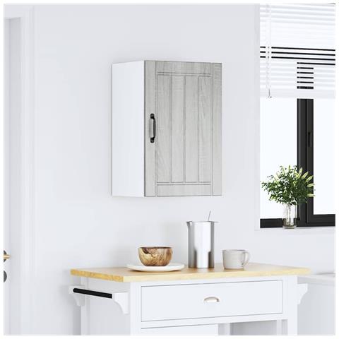 Pensile Da Cucina Lucca Grigio Sonoma In Legno Multistrato - Foto 3