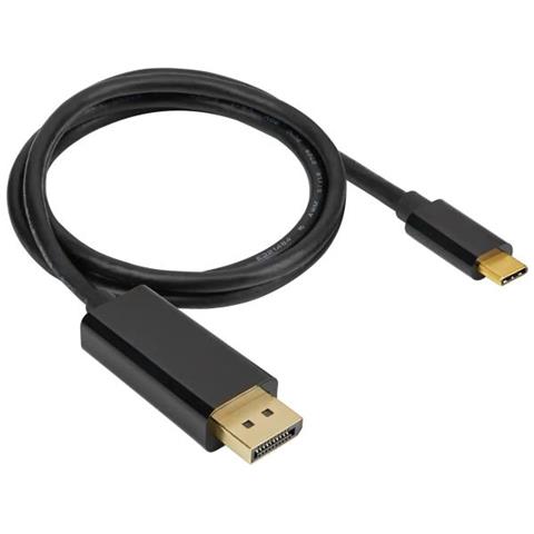 Cu-9000005-ww Cavo E Adattatore Video 1 M Usb Tipo-c Displayport Nero - Foto 1