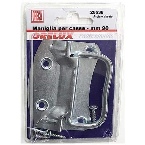 Oreca - 1 Maniglia Per Casse Mm.90 In Acciaio Zincato - Foto 1