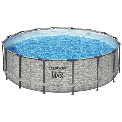 Piscina Fuori Terra - In Giro - 488x122 Cm - Grigio - Include Accessori Coordinati Cb30 - Foto 2