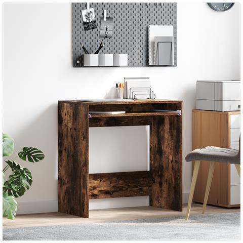 Scrivania per Computer Rovere affumicato Truciolare Compatta - Foto 2