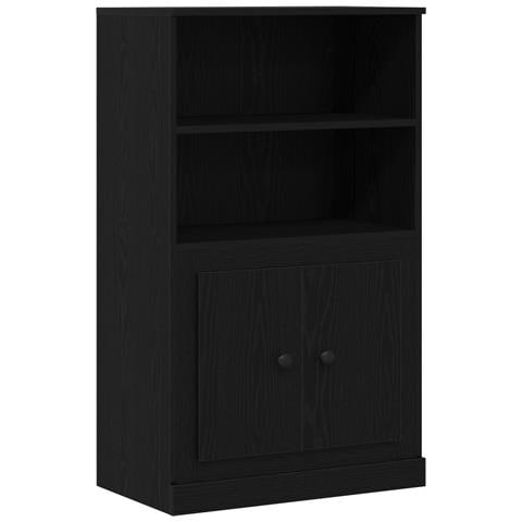 Mobile Alto Nero Rovere 60x35.5x103.5 cm Legno ingegnerizzato - Foto 1