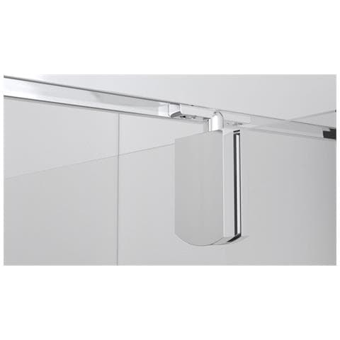 Box Doccia Nicchia 100 Cm Porta Battente H195 Cm Giulia Cromato - Foto 4