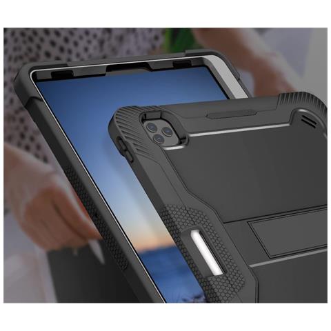 Custodia Per Ipad 5/4/3/pro 12.9"" Con Supporto E Tracolla Nera - Foto 4