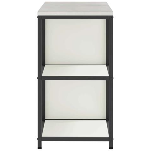 Set di Stoccaggio per Cucina 2 pcs Bianco 120 x 50 x 92 cm - Foto 9