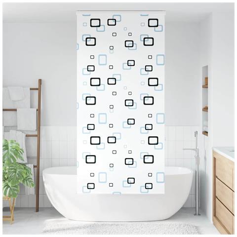 Tenda a Rullo Doccia con Cassonetto 110x240cm Larghezza Tessuto - Foto 2