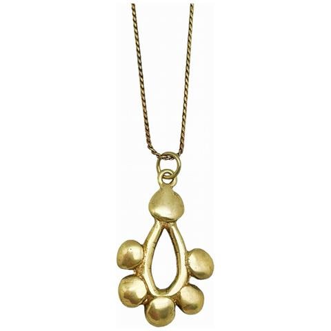 Choker In Oro Con Ciondolo ""cluster"" 40cm - Foto 1