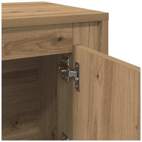 Mobile TV Rovere artigianale 102 x 35 x 45 cm Legno multistrato - Foto 9