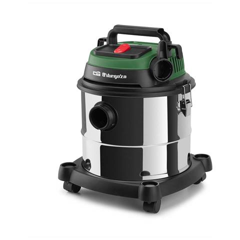 Aspiratore a Traino APS 1400 1380 W con Sacchetto Capacità 20 L Colore Verde Acciaio inox - Foto 2
