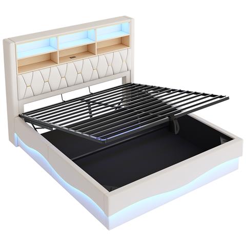 Letto Con Illuminazione Personalizzabile E Sicuro Per Bambini - Foto 2