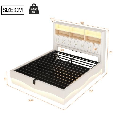 Letto Con Illuminazione Personalizzabile E Sicuro Per Bambini - Foto 3