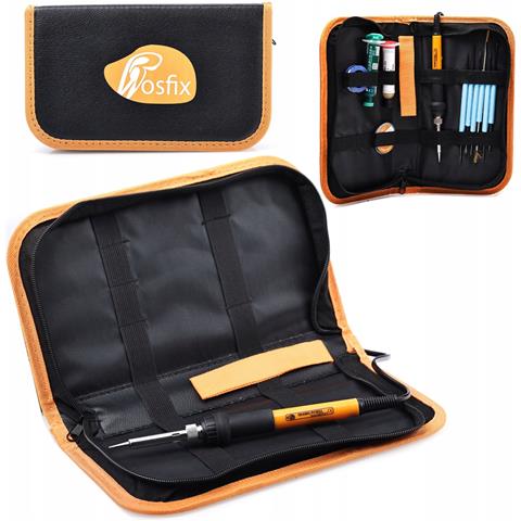 Stazione Saldante Hot-air 700w E Saldatore 80w Lcd - Set 16 In 1 | Temperatura 180-500°c | Riparazione Elettronica E Plastica - Foto 2