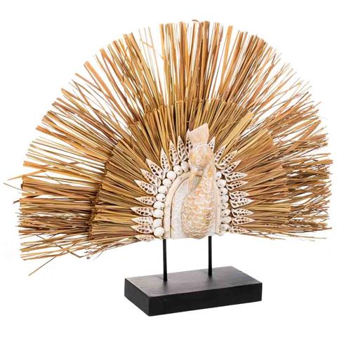 Figura Pavone 64x12x53h - Foto 1