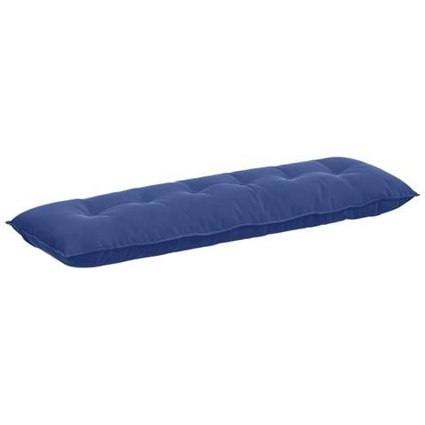 Cuscino per Schiena Blu Polizia 160 x 50 cm Tessuto in Cords - Foto 1