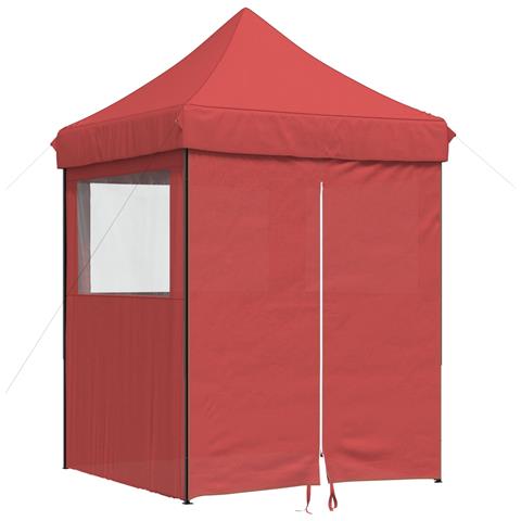 Tenda Party Borgogna 200 x 200 x 306 cm Tessuto Oxford - Foto 1