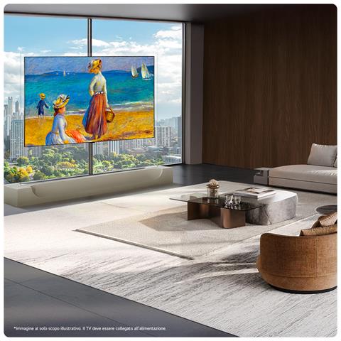OLED evo AI Wallpaper TV 83'' W6 OLED83W69LA, 4K, spessore 9,9mm, True Wireless, Staffe filo muro SMART TV 2026 - Foto 27