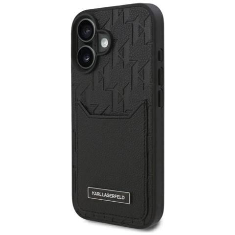 Custodia Per Iphone 16 Con Portacarte - Nera - Foto 2