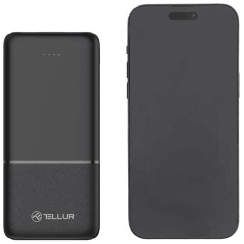 Batteria Esterna Nera Da 10000 Mah - Foto 2