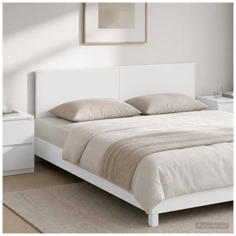 Testiera da Muro BREDA Bianco Lucido Legno ingegnerizzato - Foto 2