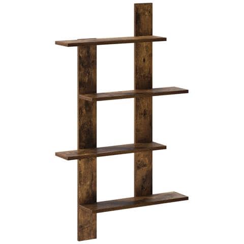Scaffale da parete Rovere Fumo 61 x 13,5 x 105 cm - Foto 1