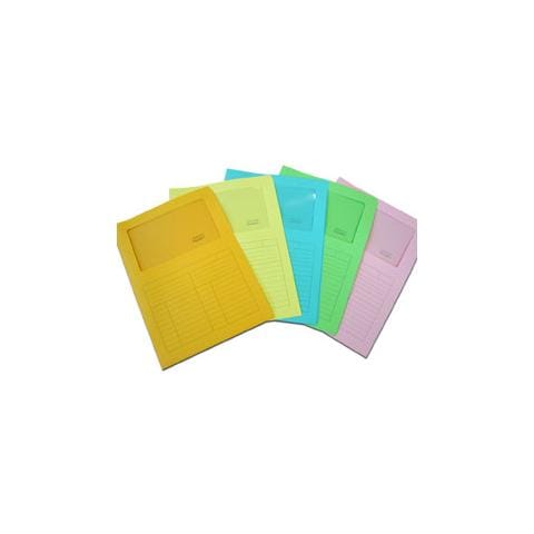 50 cartelline a l c / finestra rosa 115gr sintex - Foto 1