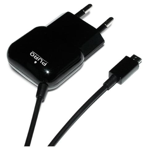 Mini Carica Batterie Da Viaggio Micro Usb Nero - Foto 2