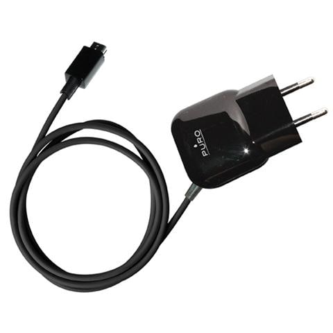 Mini Carica Batterie Da Viaggio Micro Usb Nero - Foto 1