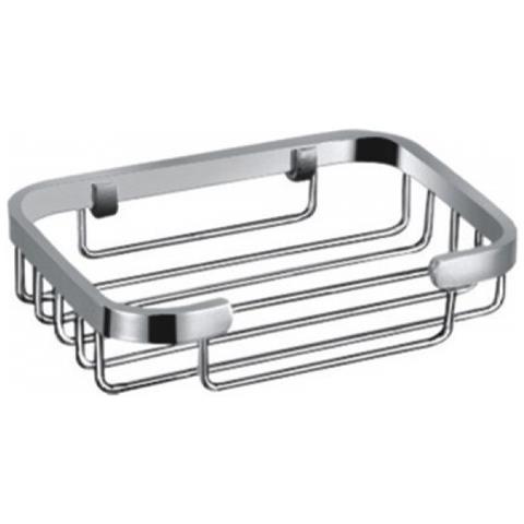 Portaoggetti da WC in Acciaio Inox Cromato 16x12x3.5 cm - Foto 3