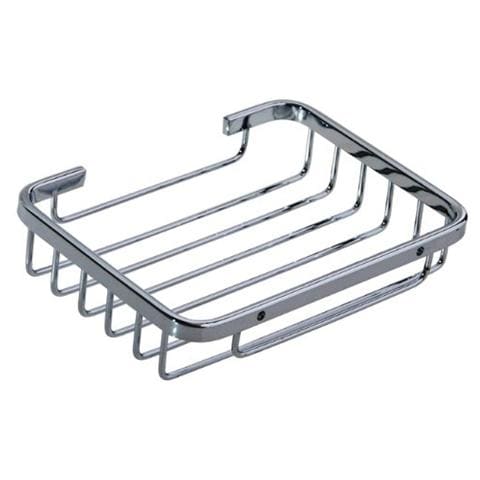 Portaoggetti da WC in Acciaio Inox Cromato 16x12x3.5 cm - Foto 1