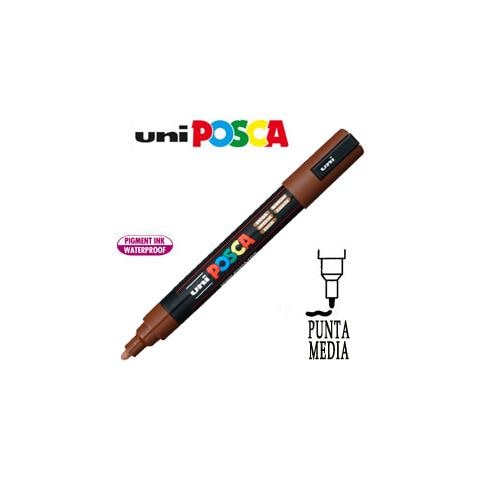 marcatore uni posca pen pc5m p. media 1,8-2,5mm marrone - Foto 2