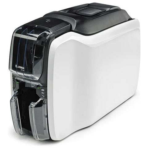 Bundle Stampante per Card ZC100 a Trasferimento Termico 300 DPI Singolo Lato USB + Software CardStudio 2.0 + 200 Tessere Bianche 0.76mm + 1 Ribbon Colore YMCKO  - Foto 4