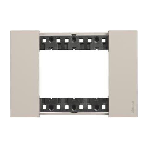 Placca Bticino Living Now 3 Moduli Colore Sabbia - Ka4803km - Foto 2