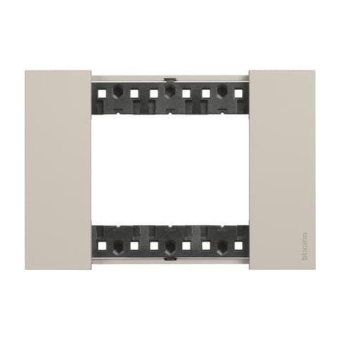 Placca Bticino Living Now 3 Moduli Colore Sabbia - Ka4803km - Foto 1