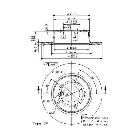 2 Disco Freno 08.9787.11 - Foto 2