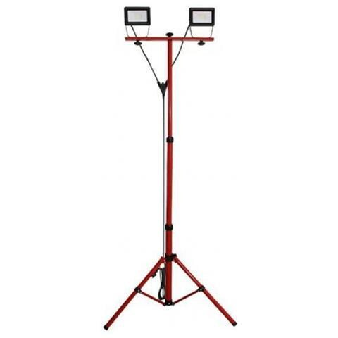 Faretto Led 2x20w Con Treppiede E Cavo 3 Mt Twin Head - Foto 4