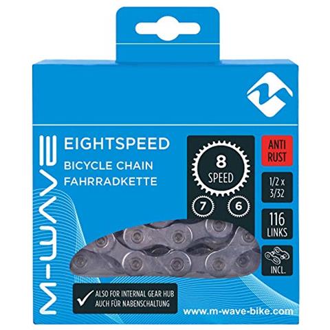 Catena 1/2 X 3/32 X 3/32 116 Maglie 8 Velocità Argento - Foto 2