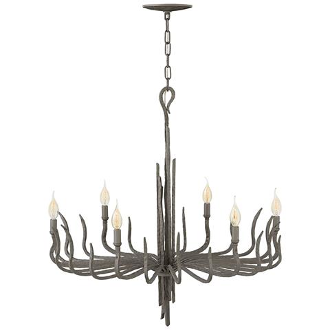 Elstead - Spyre 6 Lampadario - Metallic Bronzo Opaco Hk / Spyre6c Mmb - Foto 9