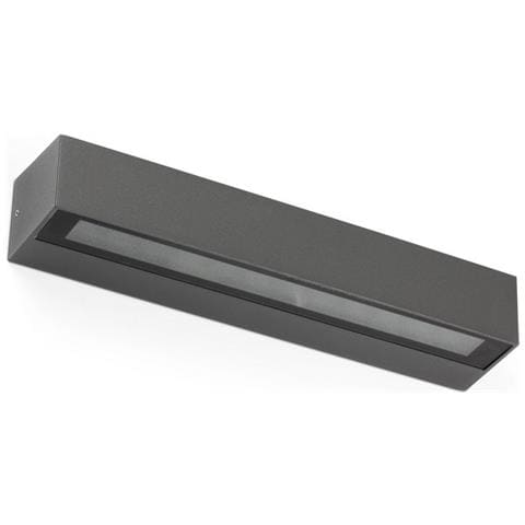 Applique Da Esterno A Led Integrato Up Down Accendino Grigio, 3000k, Ip65 - Foto 1