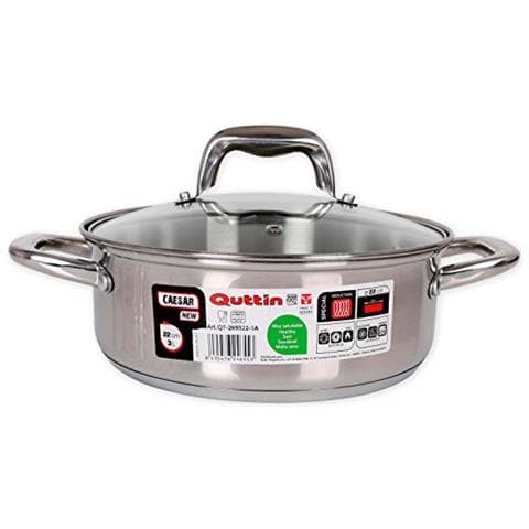 Qutin - Casseruola In Acciaio A Induzione, 22 Cm - Foto 1